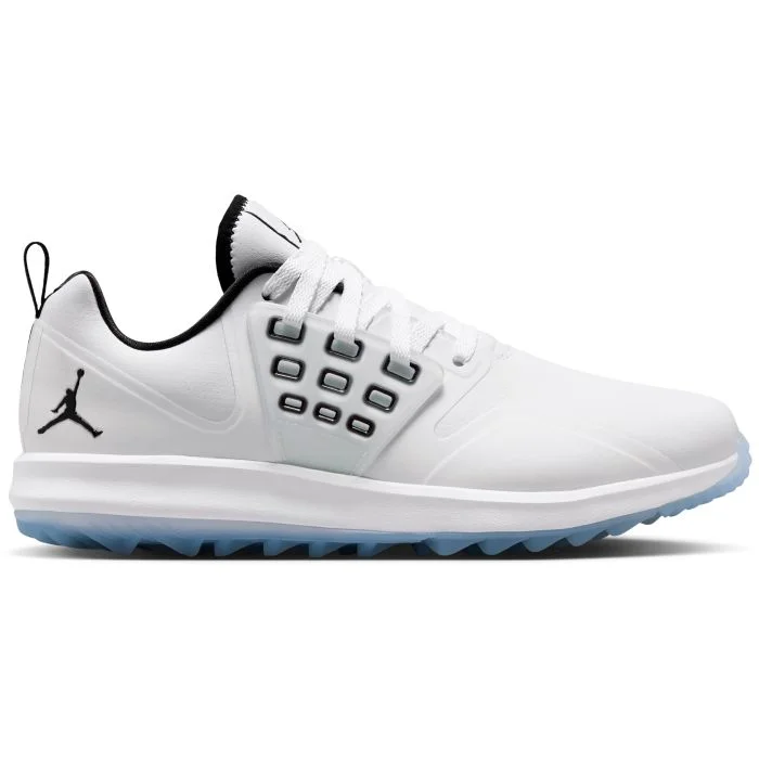 Nike Jordan Grind Golf Shoes White/Black/White - Carl's Golfland