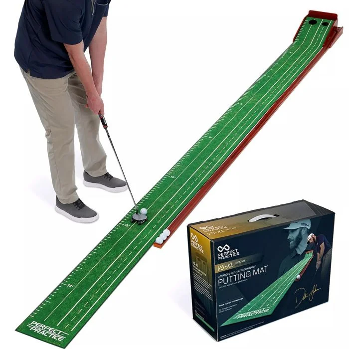 Free Shipping - Perfect Practice V5 XL Edition Putting Mat