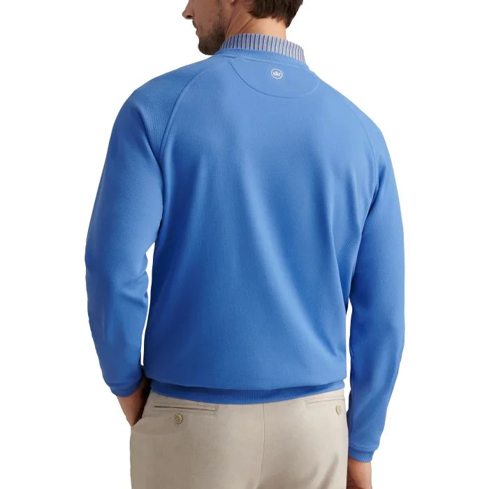 Peter Millar Cradle Pique Performance Crewneck Golf Sweater
