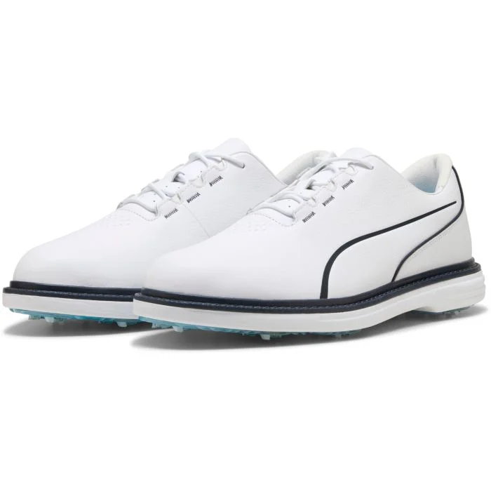 PUMA AVANT TOUR Golf Shoes Puma White/Deep Navy - Carl display picture 1