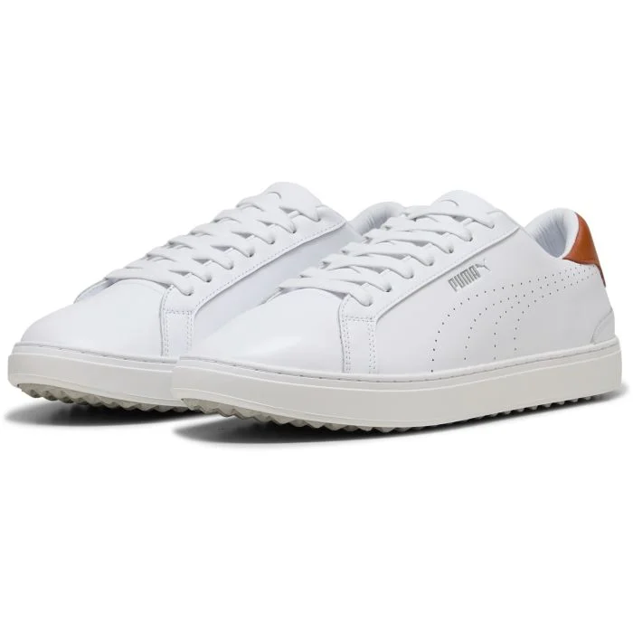 PUMA Classic G Spikeless Golf Shoes Puma White/Ash Gray - Carl's