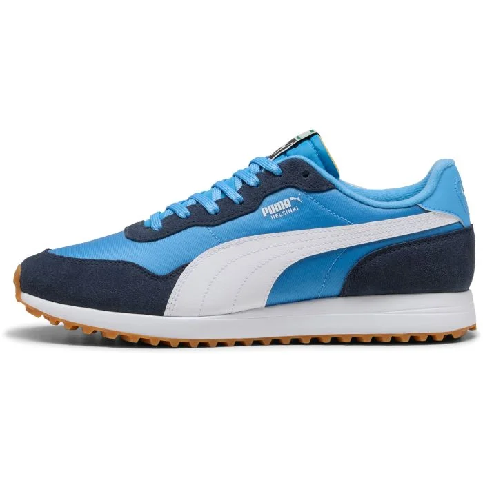 PUMA Helsinki G Golf Spikeless Shoes Regal Blue/Deep Navy/Gum