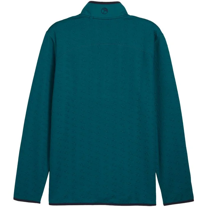 PUMA 14P 新品未使用 PUMA X AP Jacquard 1/4 Zip Golf Pullover Arnold Palmer Collection