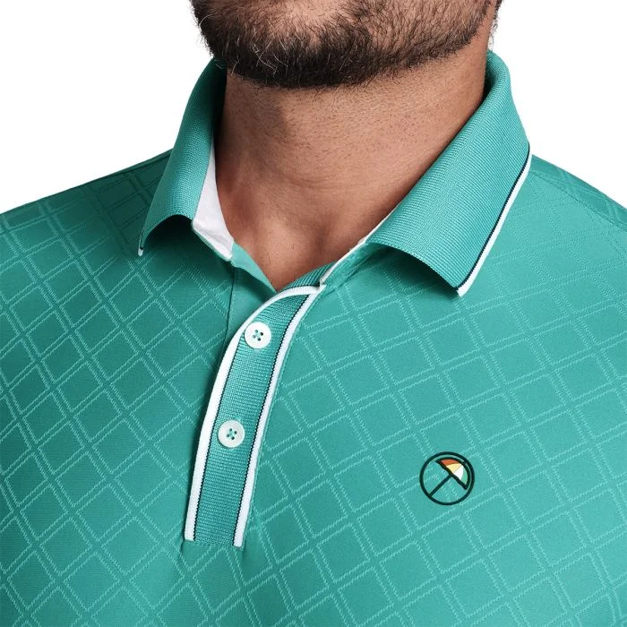 PUMA x AP Tipped Jacquard Golf Polo Arnold Palmer Collection