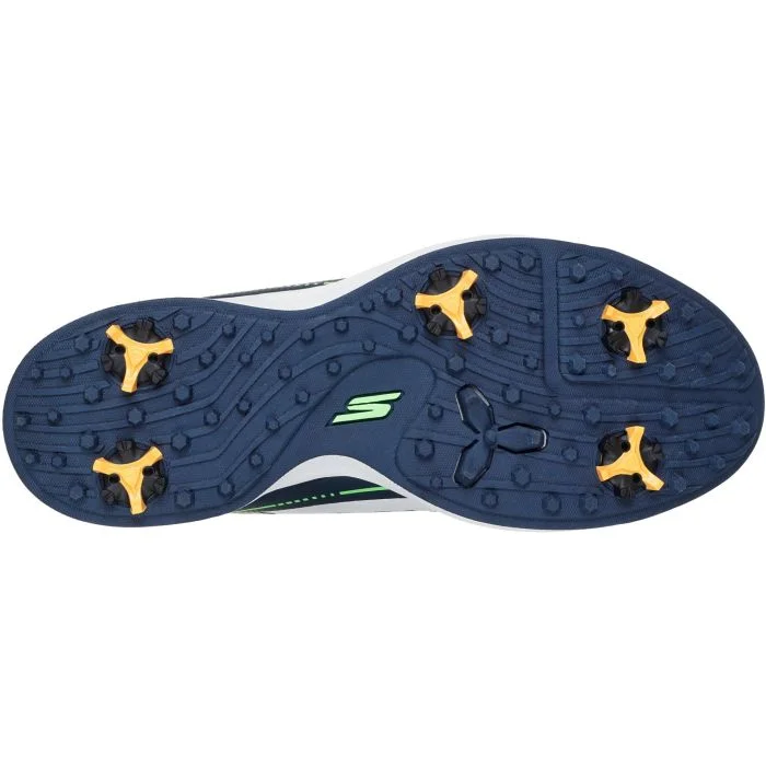 Skechers GO GOLF Elite Vortex Rival White/Navy Golf Shoes - Carl's