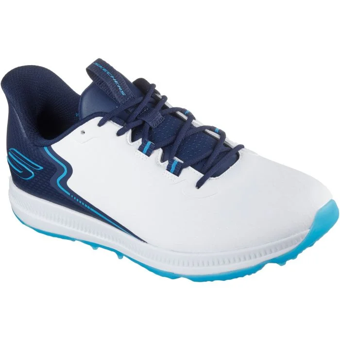 Skechers ゴルフシューズ GO GOLF ELITE6 Slip-ins Skechers Slip-Ins GO GOLF Elite 6 Golf Shoes White/Navy - Carl's