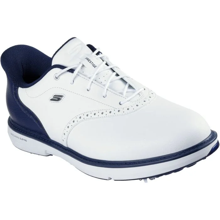 SKECHERS GO GOLF ゴルフシューズ ホワイト/ミント Skechers Slip-Ins GO GOLF Prestige Golf Shoes White/Navy - Carl's