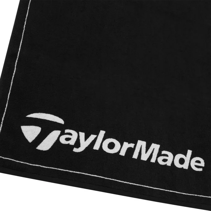 TaylorMade Tour Golf Towel Black - Carl's Golfland