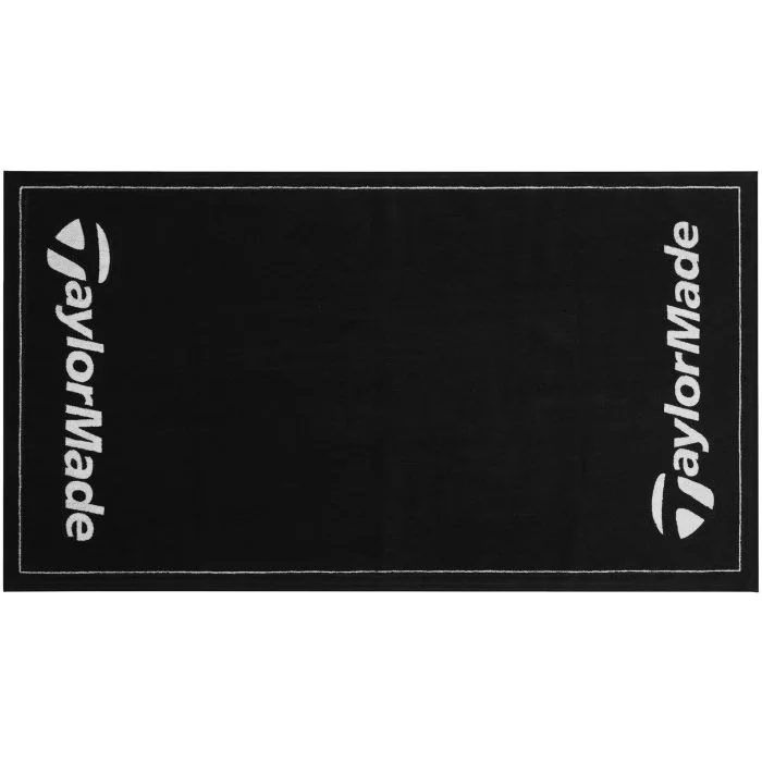 TaylorMade Tour Golf Towel Black - Carl's Golfland