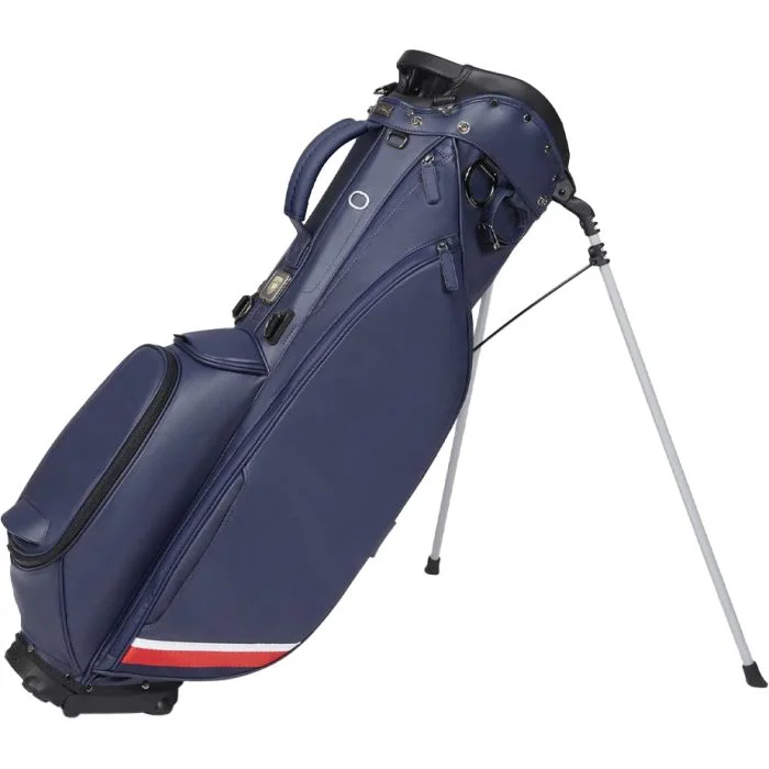 Titleist ゴルフバッグ ネイビー Free Shipping - Titleist LINKSLEGEND Striped Members Stand Bag