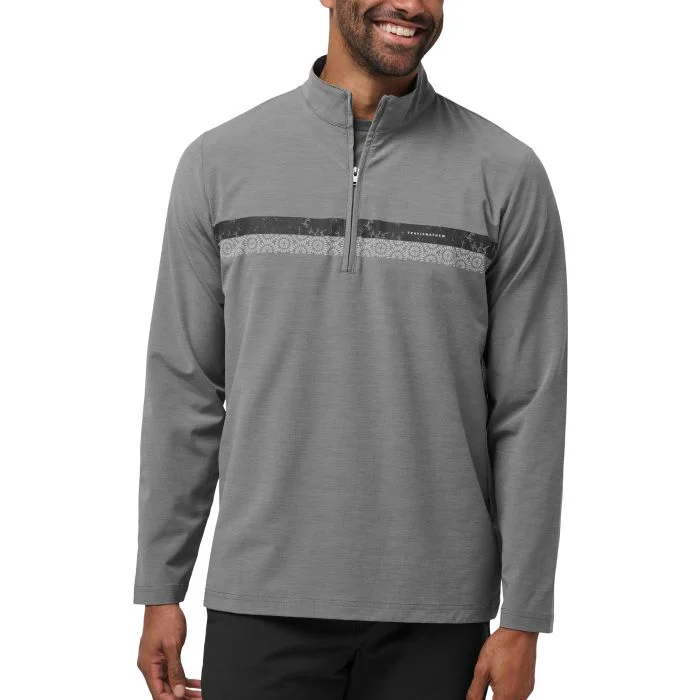 TravisMathew Sit and Sip Quarter Zip Golf Pullover ON SALE