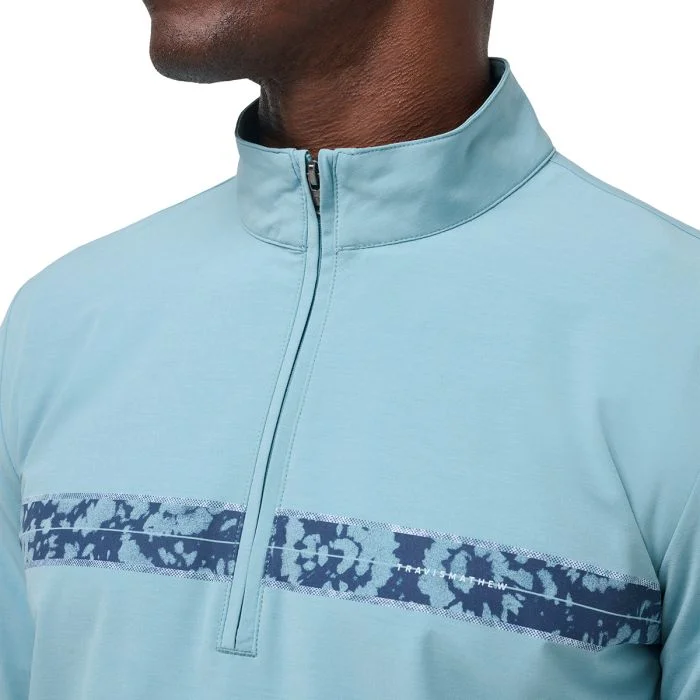 TravisMathew Swell Season Quarter Zip Golf Pullover ON SALE