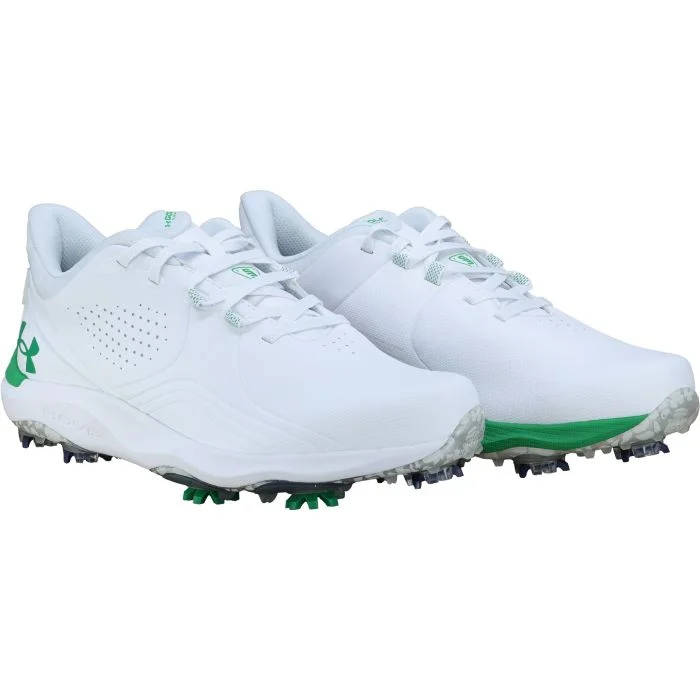 Under Armour UA Drive Pro Limited Edition Golf Shoes White/Kelly