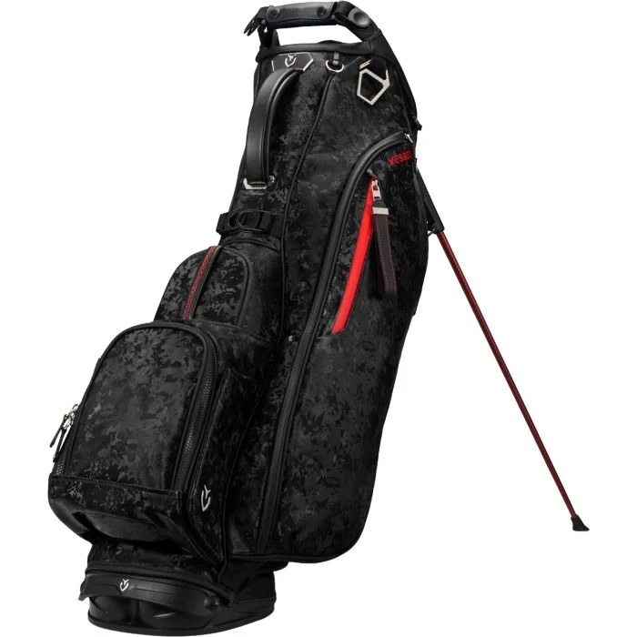 M*A様 Vessel Fourteen ブラック スタンドバッグ VESSEL Player V 14-Way Stand Bag - Carl's Golfland
