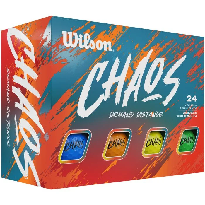 Wilson Chaos Double Dozen Colored Golf Balls - Carl's Golfland