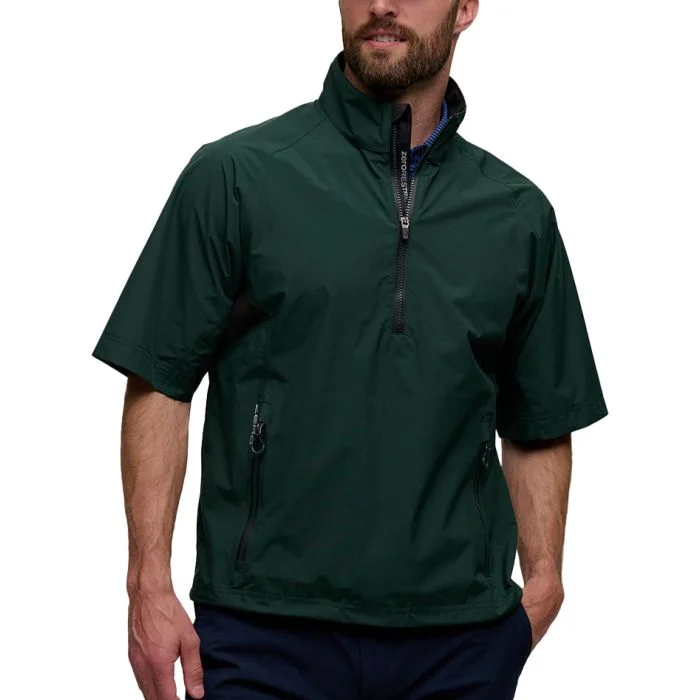 ウェア jpgr0301 Zero Restriction Power Torque Quarter Zip Short Sleeve Golf Rain