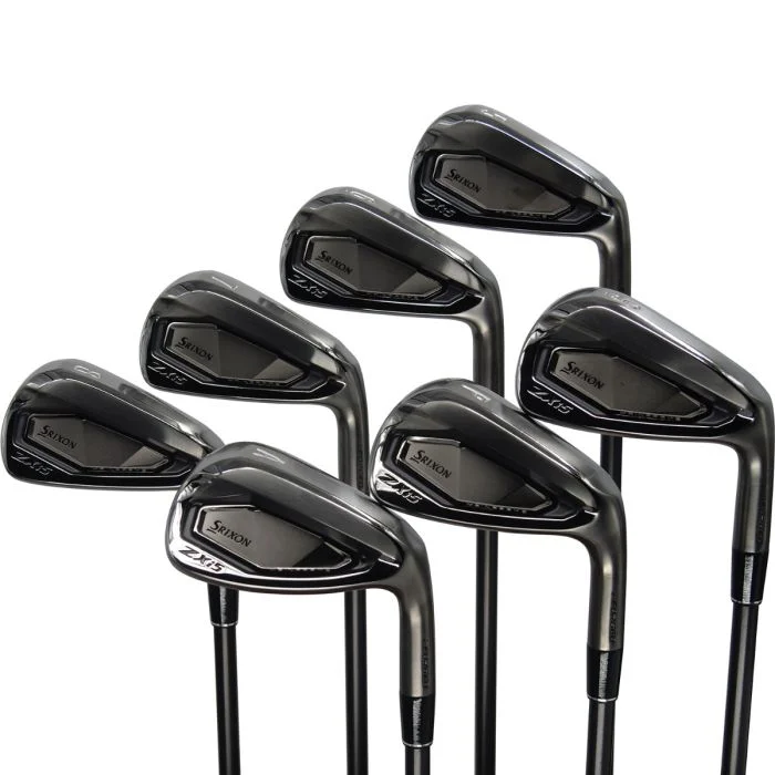 Used Srixon ZXi5 Limited Edition Black Chrome Irons 5 - PW, AW