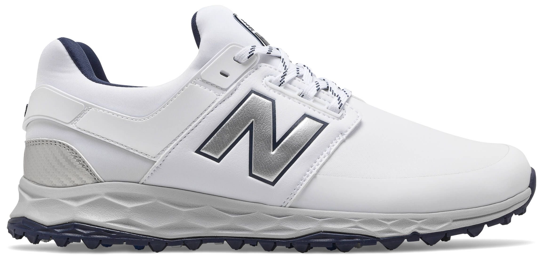 New Balance NB Fresh Foam Links SL Golf Shoes - White/Navy