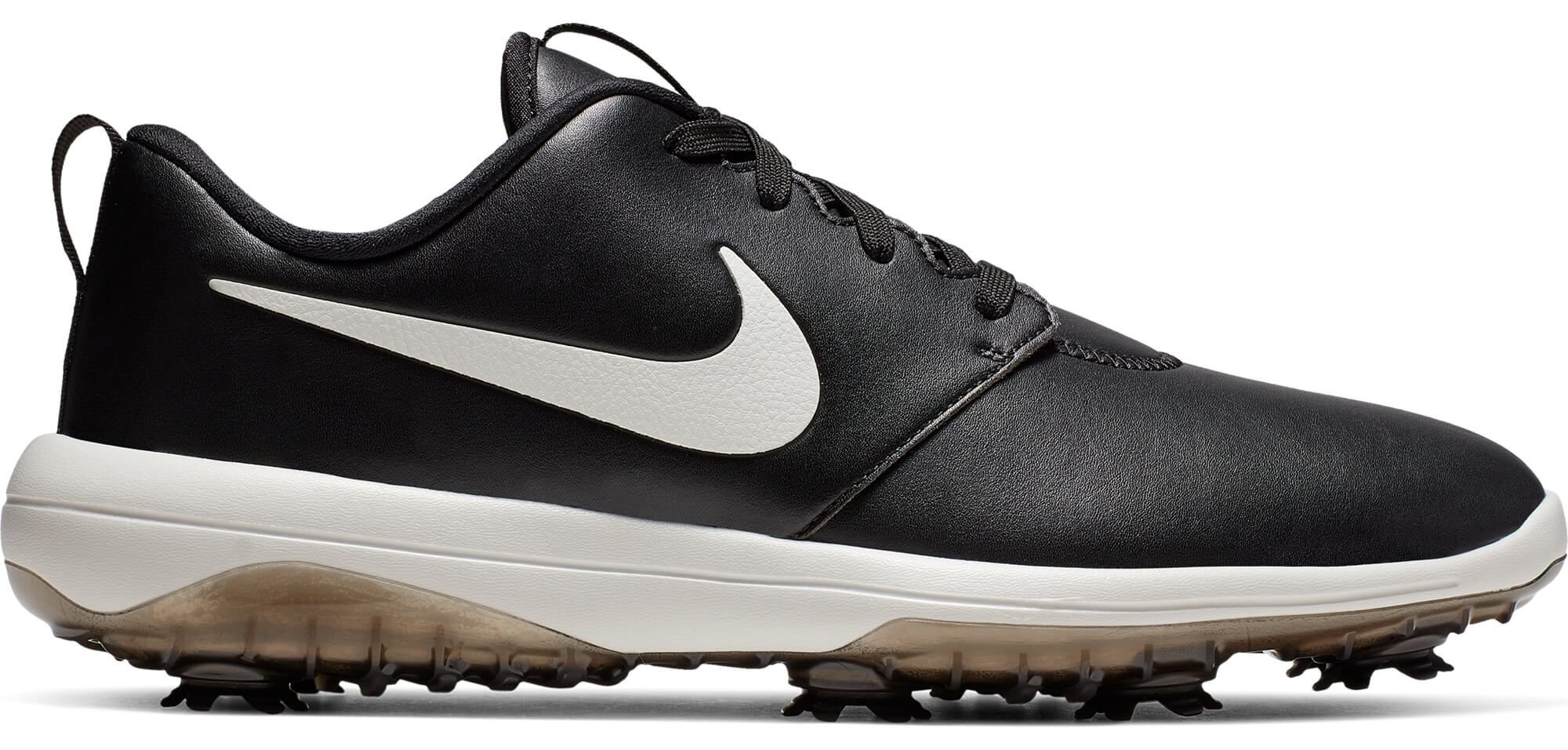 Nike G Tour Golf Shoes Black/White Contrast Swoosh - Carl's Golfland