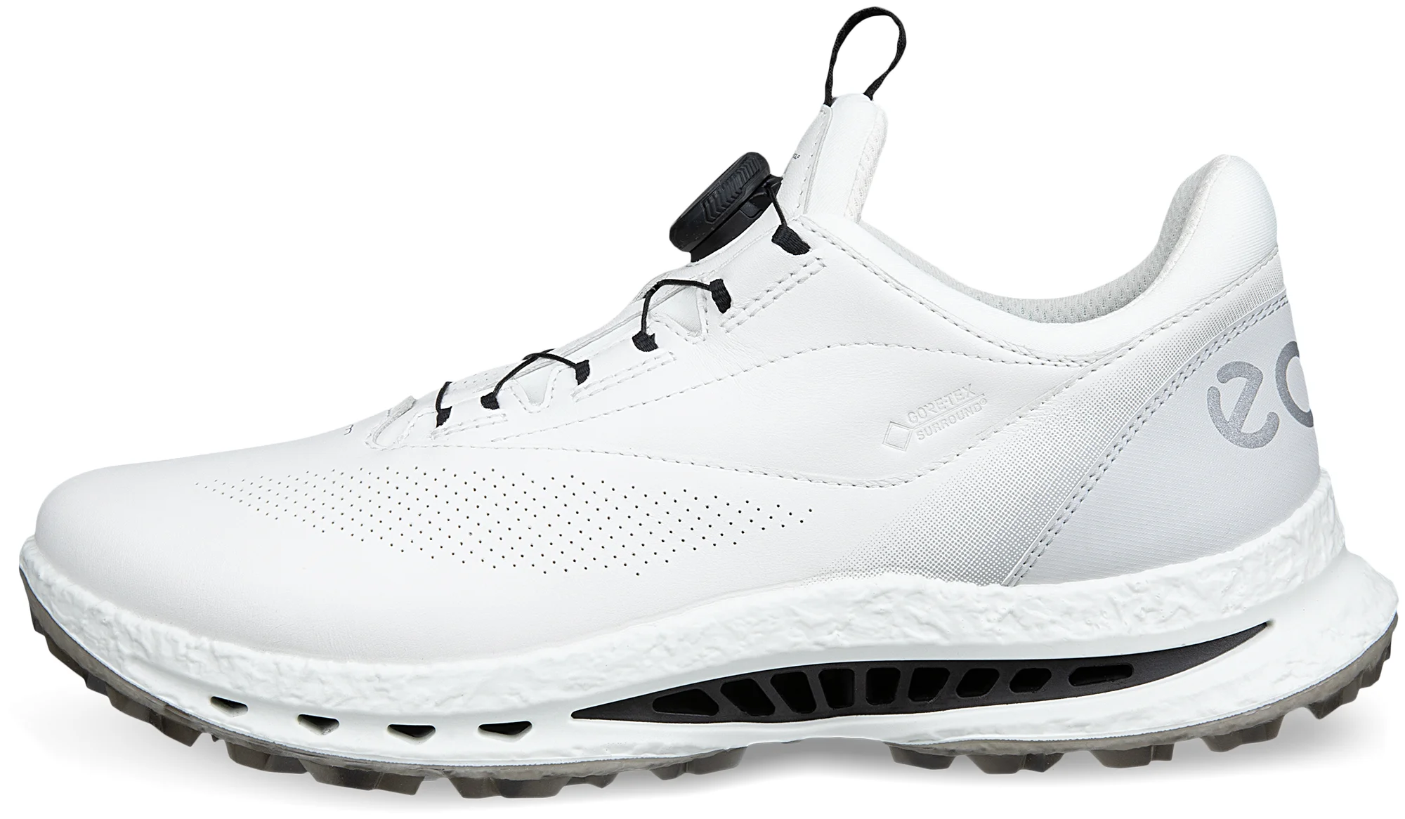ECCO BIOM C5 BOA Golf Shoes - White/Concrete -