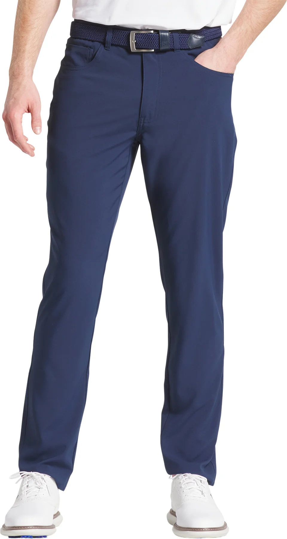 FootJoy Moxie 5-Pocket Performance Mens Golf Pants - Navy - Blue, Size: 30x30