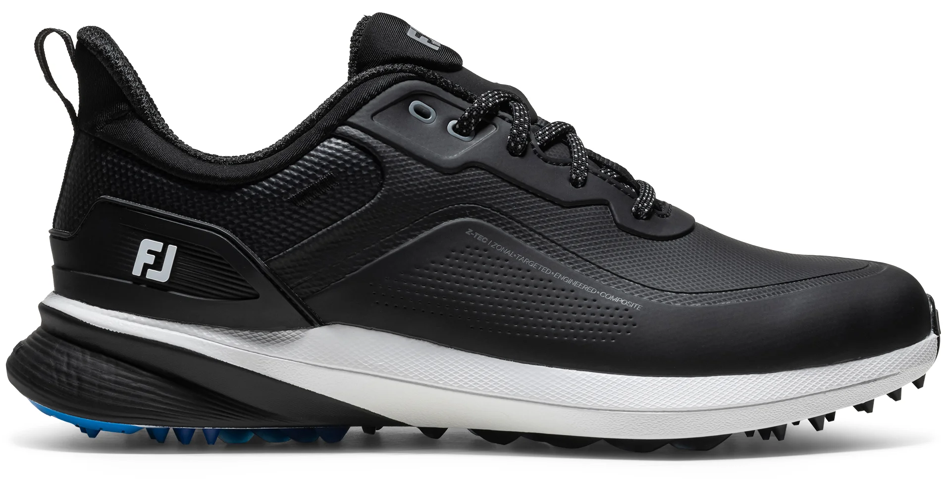 FootJoy Pro/SL Golf Shoes - Jet Black/Cobalt/White  - 10 - M