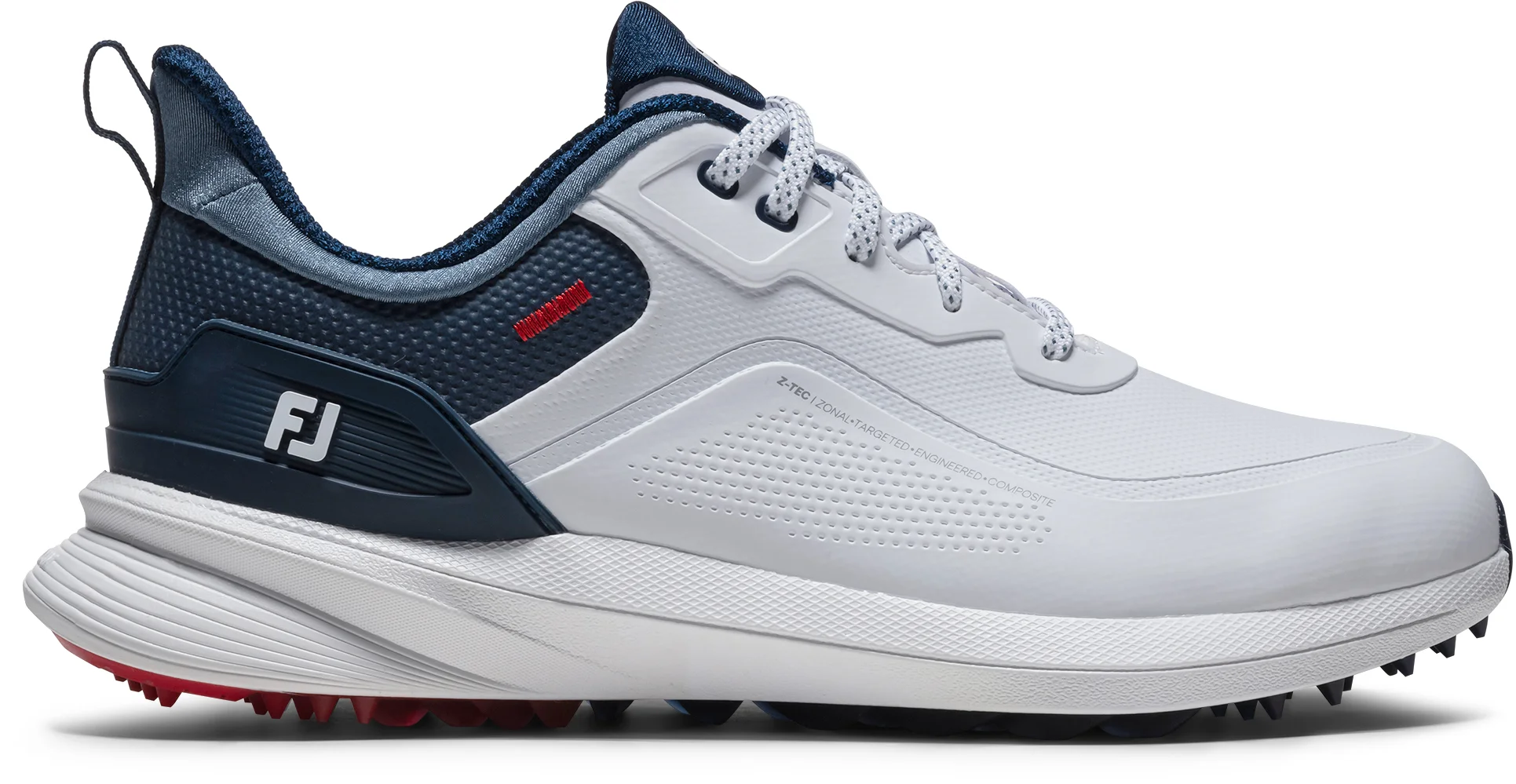 FootJoy Pro/SL Golf Shoes - White/Steel Blue/Peacoat  - 10 - M