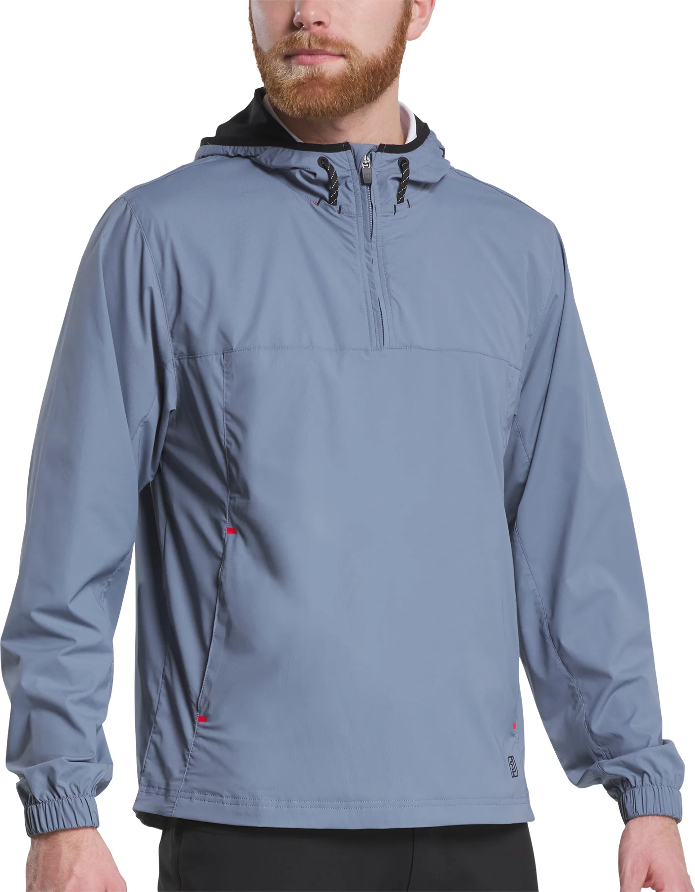 FootJoy TempoSeries Hoodie Mens Golf Jacket - Flint - Grey, Size: Large