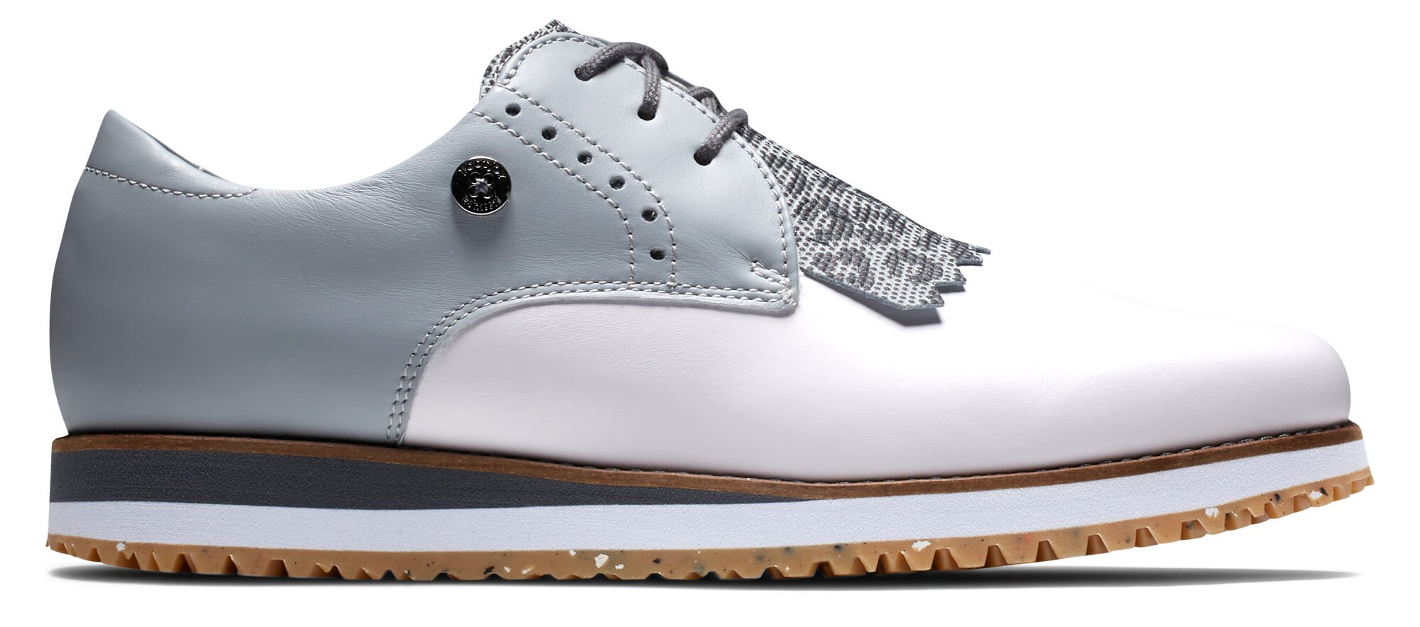 Save 38% on Footjoy Women's Fj Sport Retro Golf Shoes In White/light Grey, Size 5, Medium