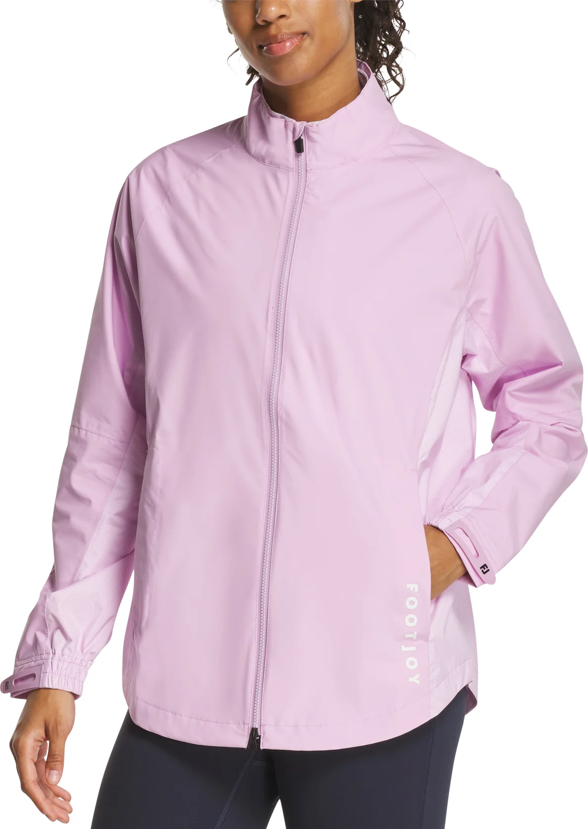 FootJoy Womens HydroLite X Golf Rain Jacket - Orchid - Red, Size: X-Small