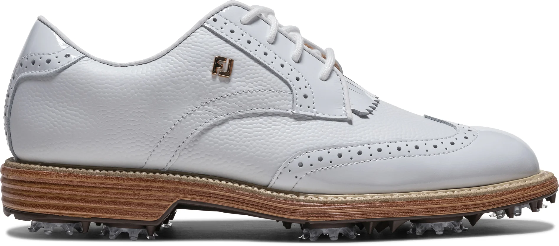 FootJoy Womens Premiere Series Madison Golf Shoes - White/Chestnut - 10 - M