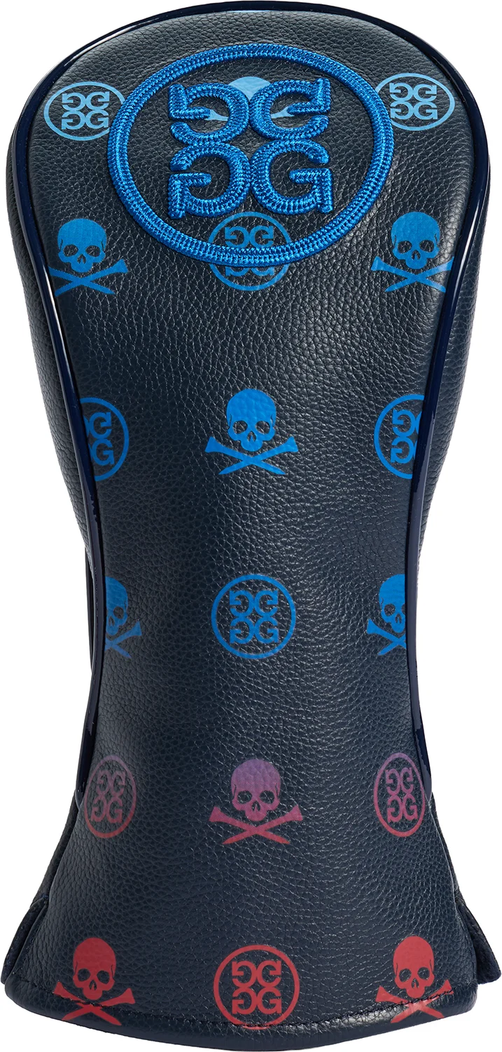 G/FORE Gradient Skull & Tees Leather 3-Wood Headcover