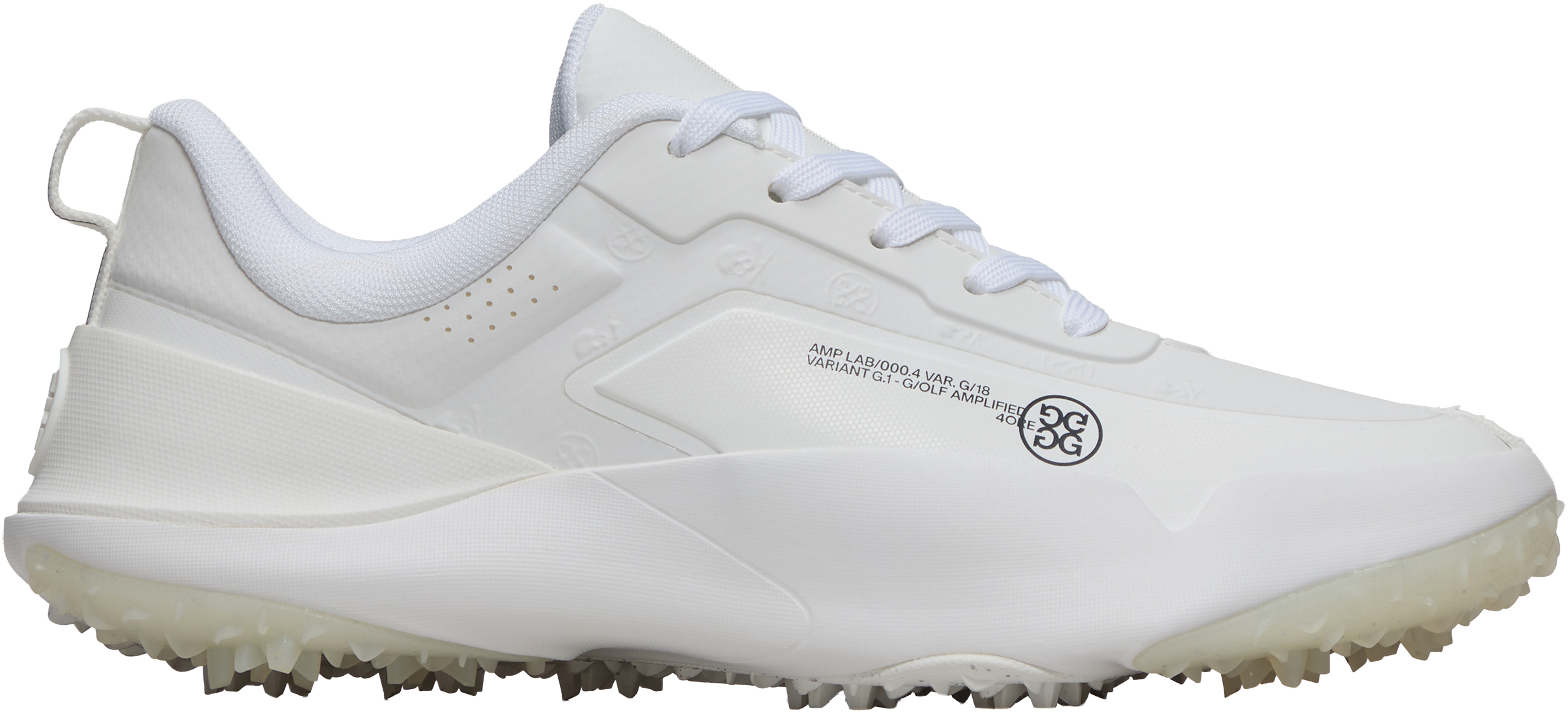 G/FORE LTD Release G/18 Embossed Skull & Tees Golf Shoes - Snow - 8.5 - MEDIUM