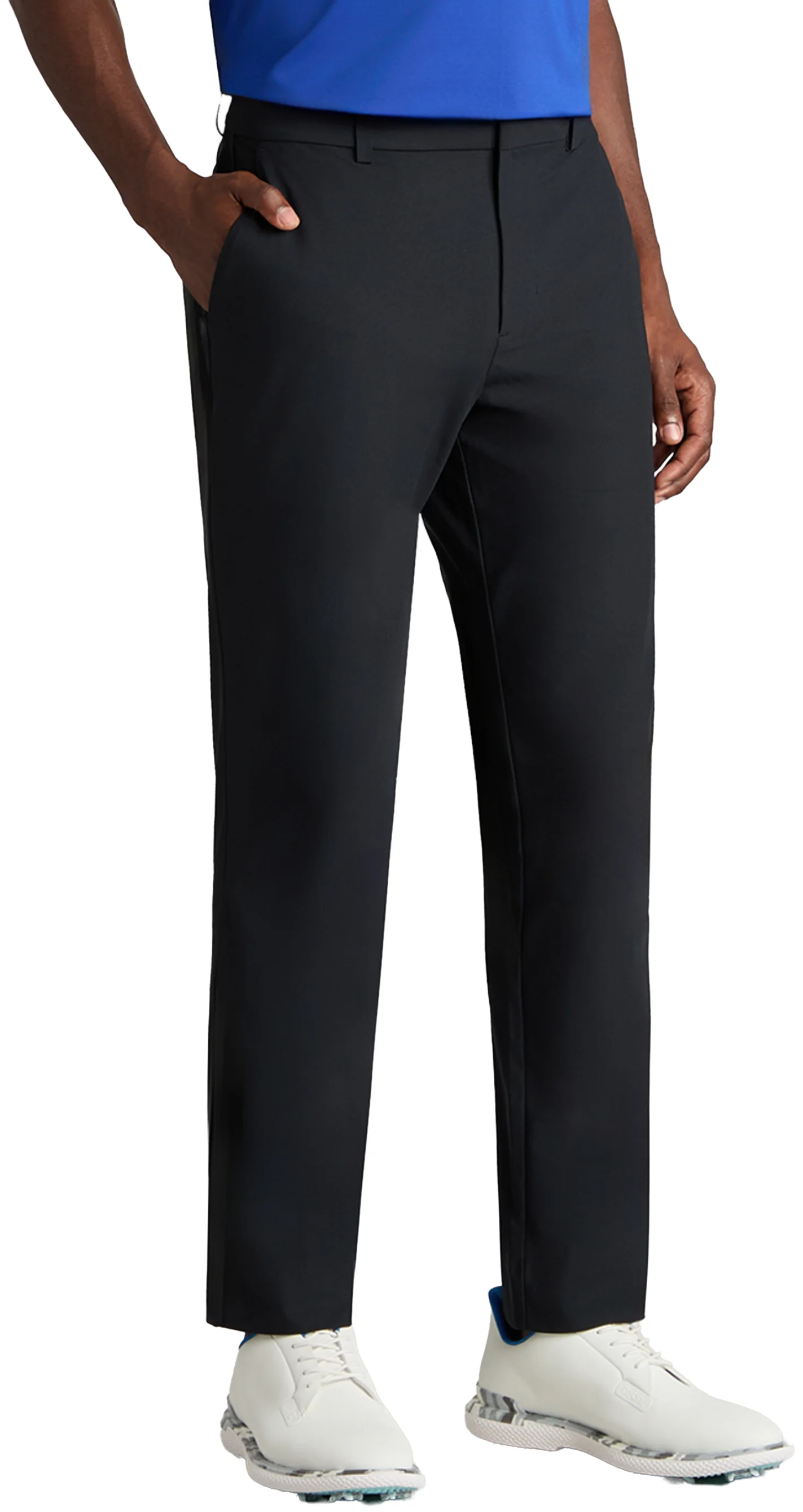 G/FORE Tech Tour Tapered Leg Trouser Mens Golf Pants - Black, Size: 34x34