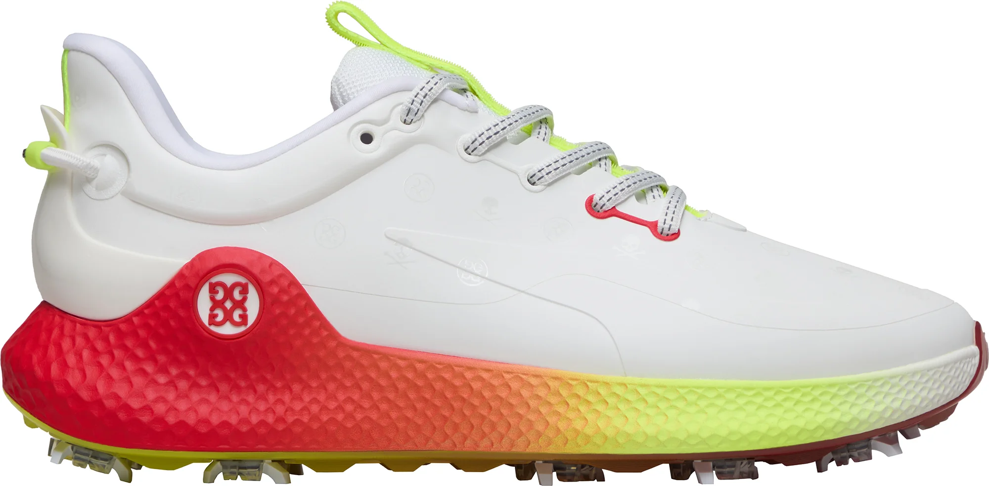 G/FORE MG4+ O2 G/LOCK Gradient Midsole Golf Shoes - Snow/Multi - 10 - MEDIUM