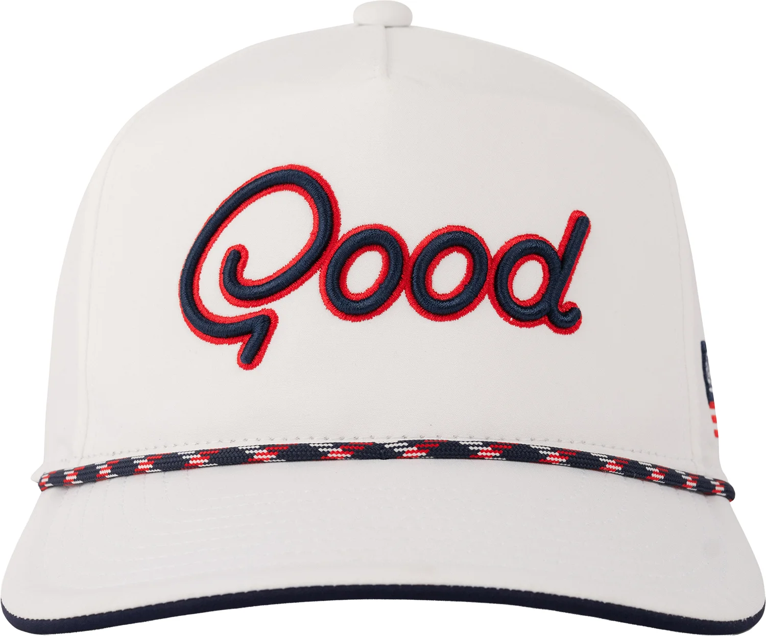 Good Good Livin The Dream Rope Mens Golf Hat - White
