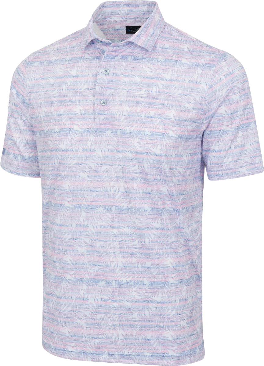 Greg Norman ML75 Stretch Mesh Cool Breeze Mens Golf Polo - White, Size: X-Large
