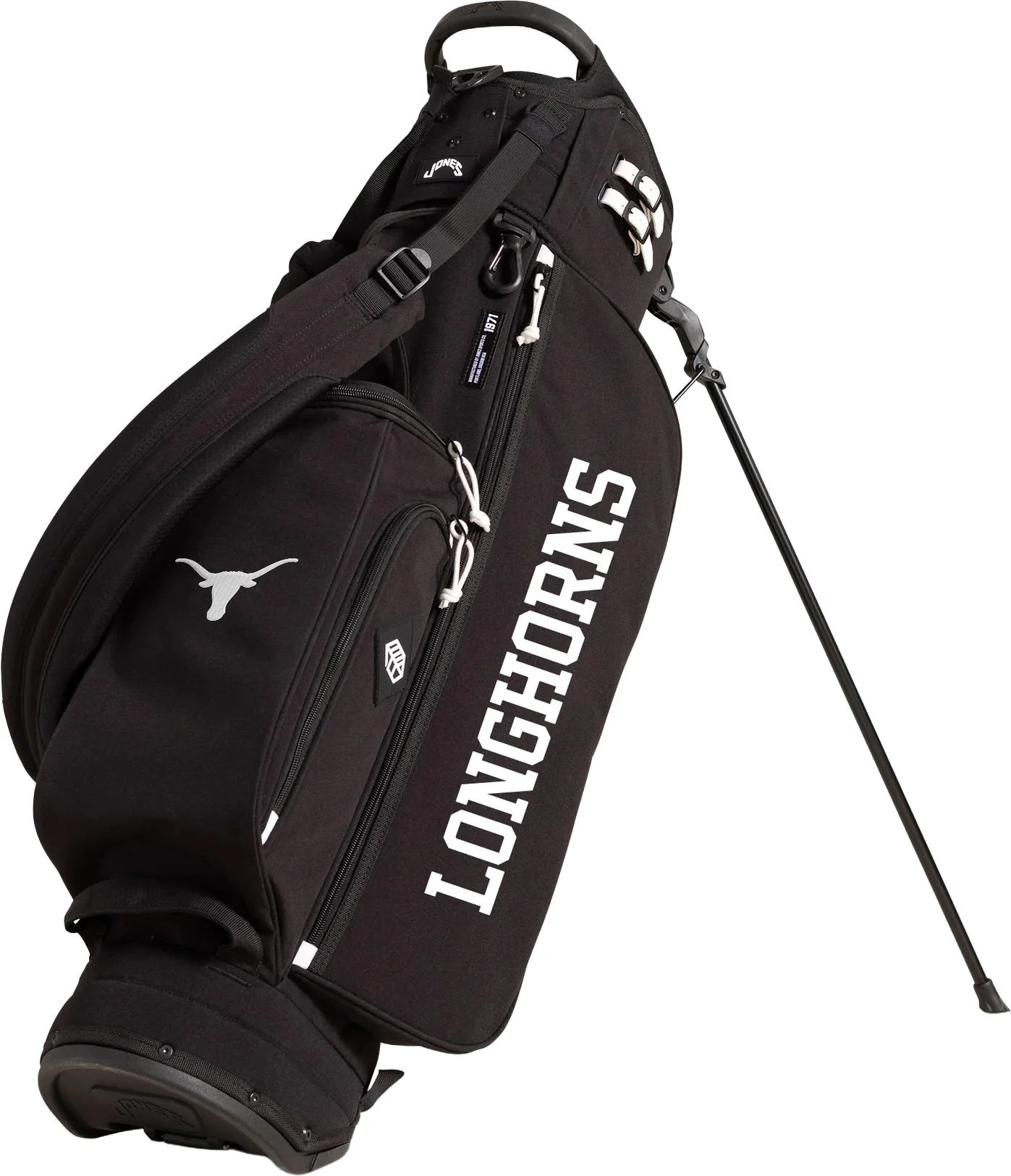 Jones University of Texas Trouper Golf Stand Bag - Black