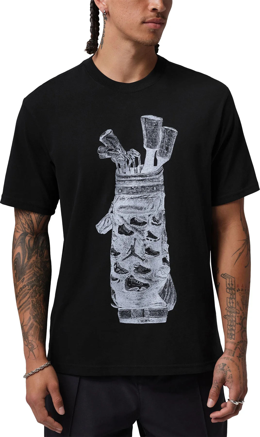Jordan Dri-FIT Mens Golf T-Shirt - Black, Size: XXL