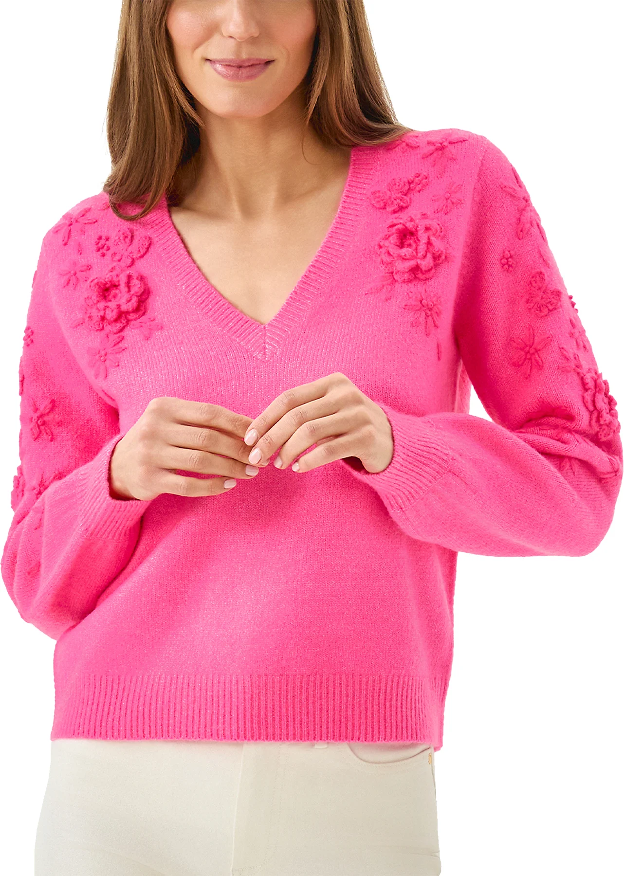 Lilly Pulitzer Womens Alayla Golf Sweater - 6983R8 SUN/GRDN - XL