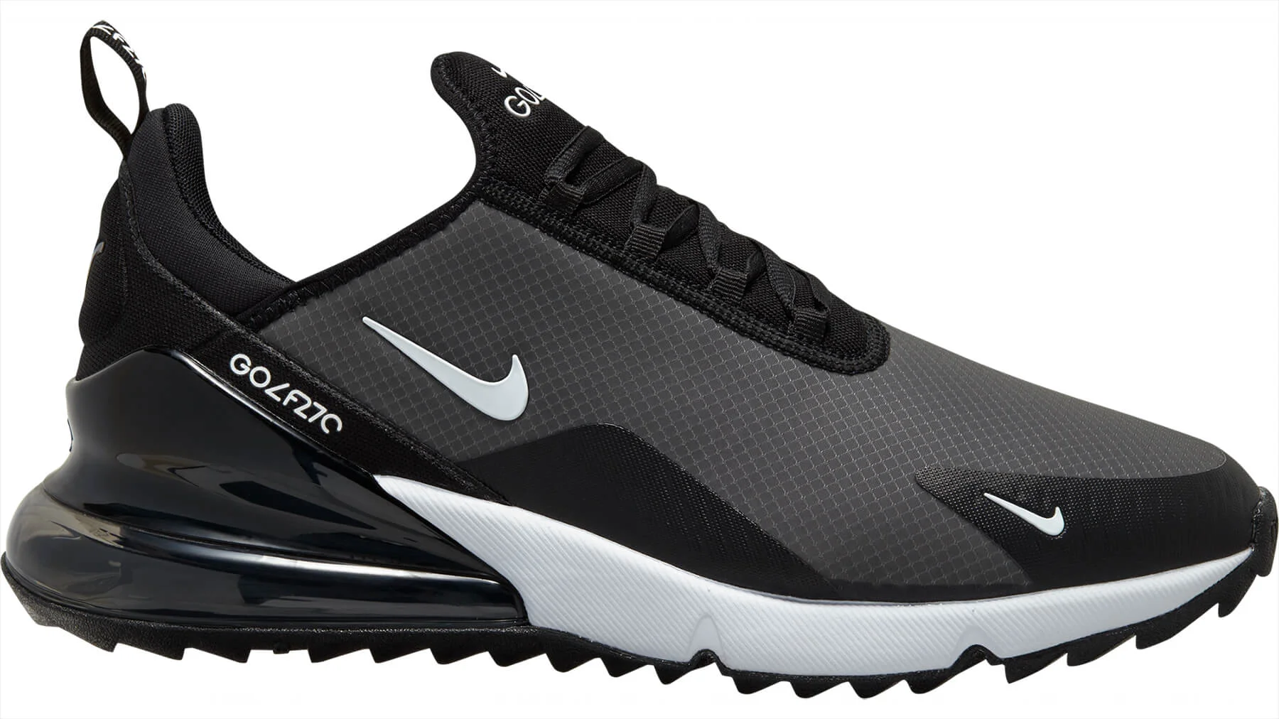 Nike Air Max 270 G Golf Shoes - Black/White/Hot Punch - 10 - MEDIUM