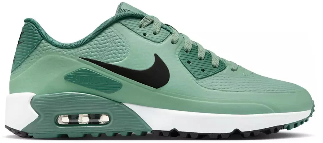 Nike Air Max 90 G Golf Shoes - Silver Pine/Bicoastal/Black - 10 - MEDIUM