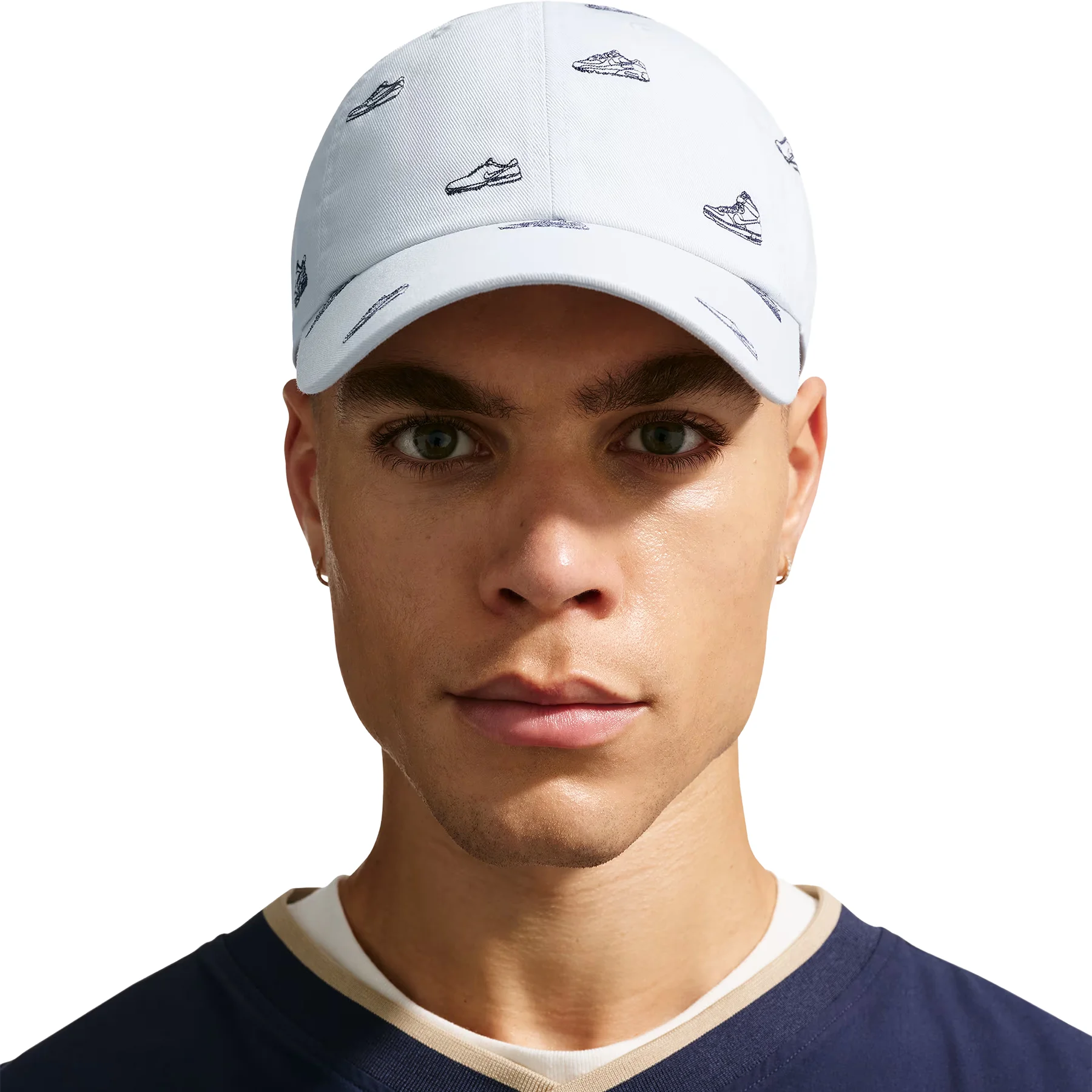 Nike Club Unstructured Mens Golf Hat - White, Size: Medium/Large
