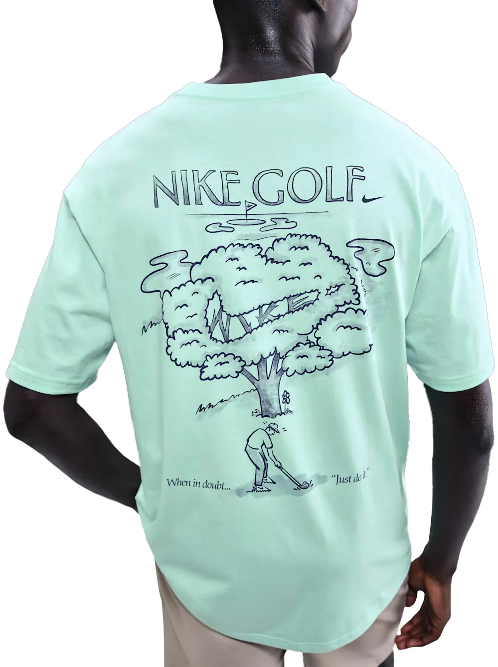 Nike Mens Golf T-Shirt - Green, Size: Medium