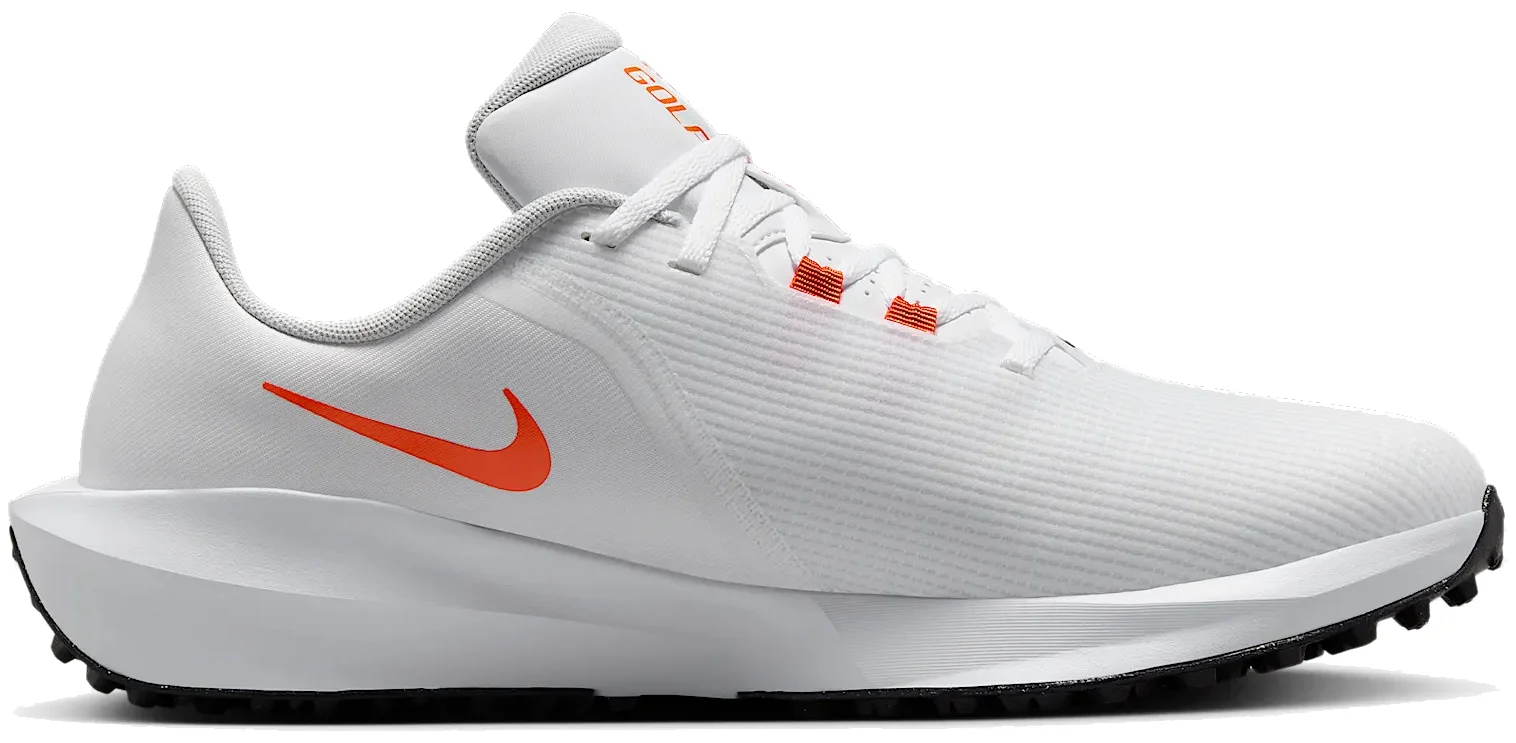 Nike Infinity G NN Golf Shoes - White/Black/Safety Orange - 9.5 - MEDIUM