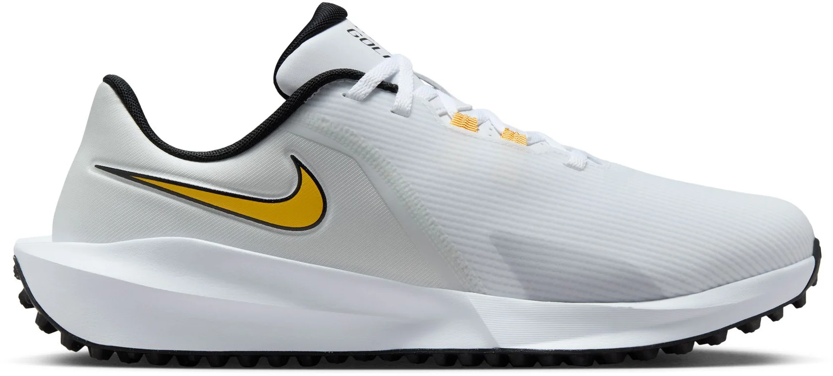 Nike Infinity G NN Golf Shoes - White/Black/Topaz Gold - 10 - MEDIUM