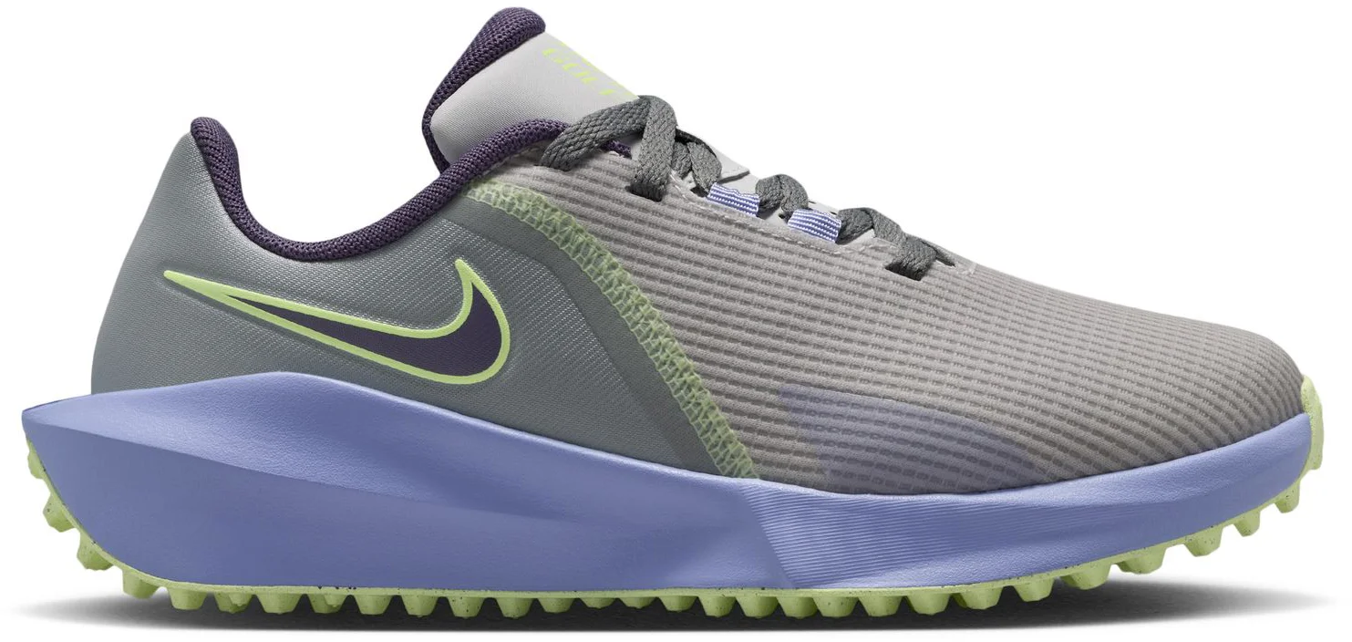 Nike Junior Infinity G Golf Shoes - Vast Grey/Dark Raisin/Off Noir - 1 - MEDIUM