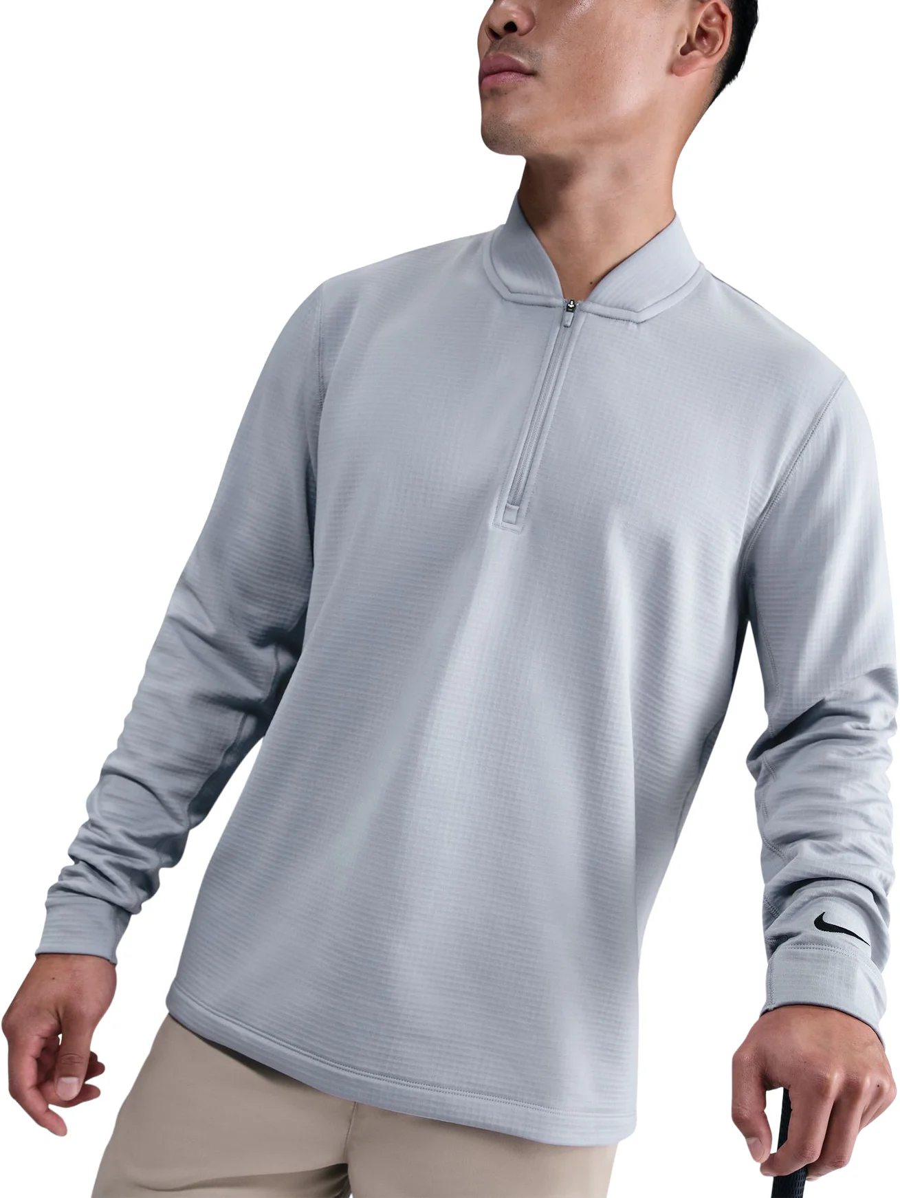 Nike Velocity Therma-FIT Half-Zip Mens Golf Pullover - Grey, Size: Small