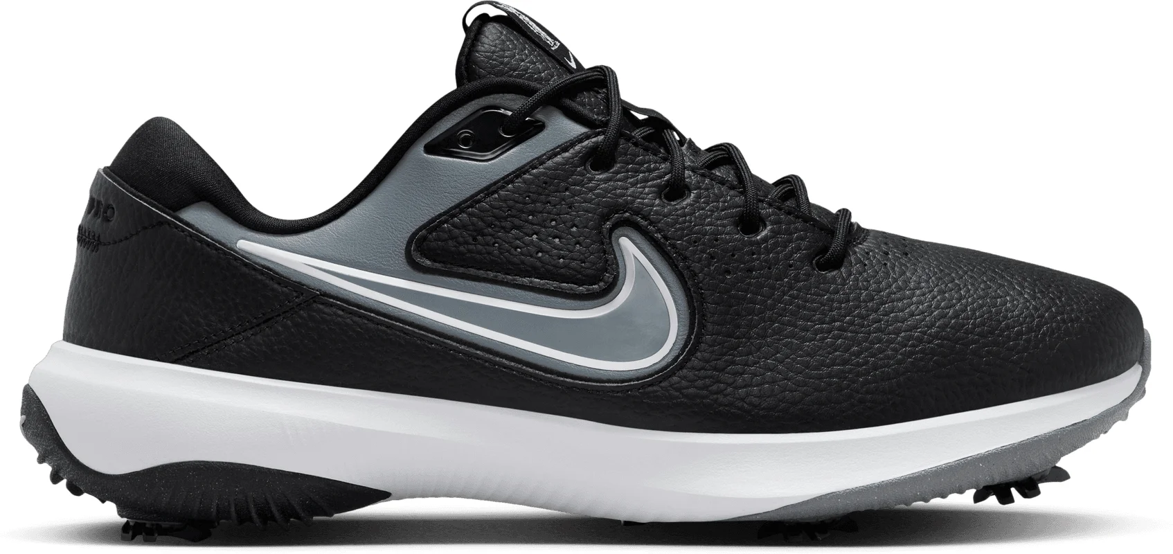 Nike Victory Pro 3 Golf Shoes - Black/Cool Grey/White - 12 - MEDIUM