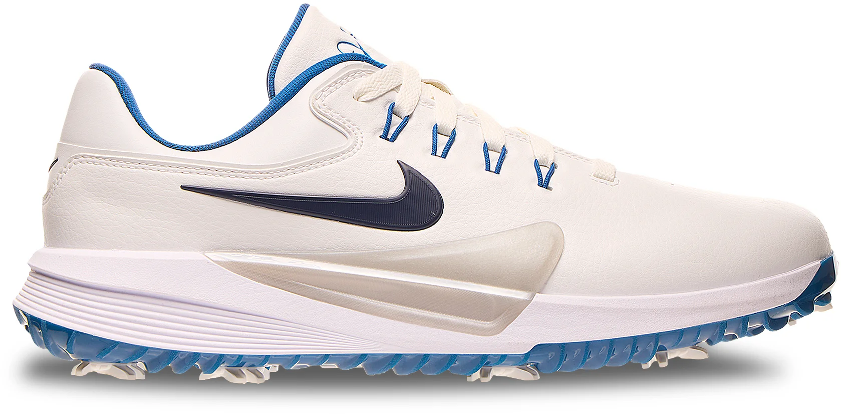 Nike Victory Pro 4 Golf Shoes 2026 - Summit White/Obsidian/Court Blue - 10.5 - MEDIUM